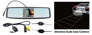   Monitor Built In into Full Size Rearview Mirror w/ Built In Anti Glare