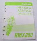 Suzuki RMX250 Service Manual RMX 250 AHRMA Enduro MX