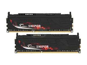    G.SKILL Sniper 8GB (2 x 4GB) 240 Pin DDR3 SDRAM DDR3 1600 