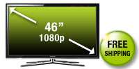 Samsung 46 inch 3 D ready 1080p 240Hz LED LCD HDTV UN46C7000