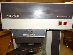Vintage Mr.Coffee 10 Cup Coffee Brewer   White/ Almond Color, Model 
