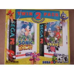  Sega Sonic 3D Blast/Sonic R Twin Pack Software