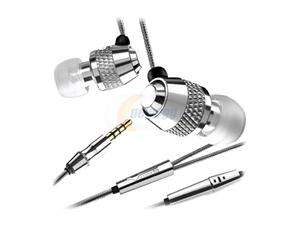   In Ear Buds w/ Mic (Compatible with iPod & iPhone 3 or lower)   Chrome