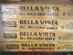 16 Tables LOT Mizerak 8 Ft Bella Vista Pool Tables READ  