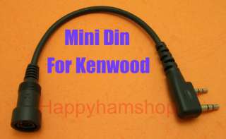 pin Mini Din Mini din plug adapter Kenwood radio 2pin  