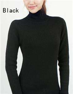 Must have cashmere turtle roll neck base shirt jumper solid pullover 