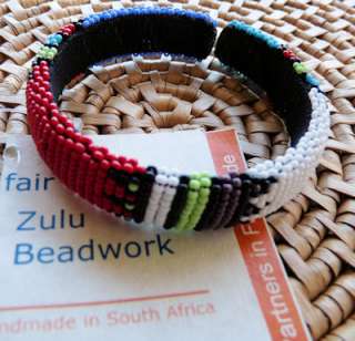 Africa Jewelry Zulu Beaded Bangle Bracelet Fair Trade D  