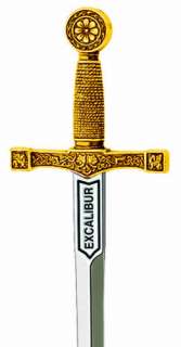 Miniature Excalibur Sword (Gold) by Marto of Toledo  