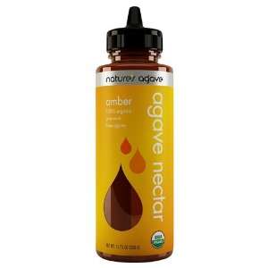 Natures Agave Premium Amber Agave Nectar 11.75 oz