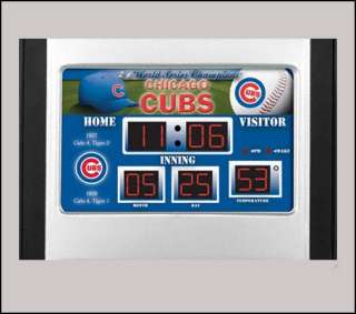 Chicago Cubs Scoreboard Alarm Clock MLB New Life Style Graphics  