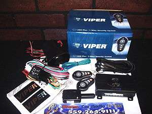 VIPER 350 Plus Alarm Keyless Entry Security System 1 Way 2 Remotes 