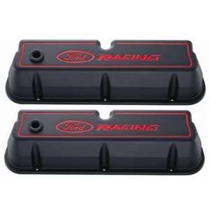   302 003 Ford Racing Aluminum Valve Covers Blk Crinkle Automotive