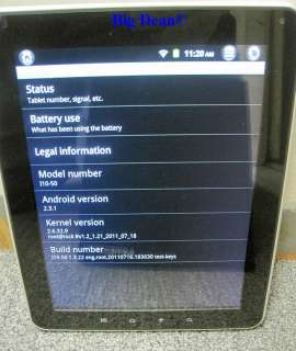 LEADER IMPRESSION 9.7 ANDROID TABLET i10 50, WIFI, BLUETOOTH, 4 GB 