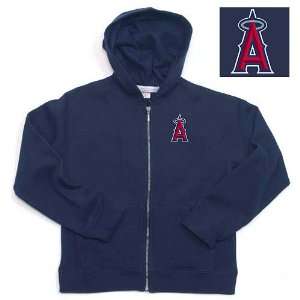   Angels Of Anaheim Youth Girls Lucky Zip Front Hoody