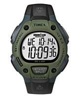 Timex Watch, Mens Digital Ironman 30 Lap Black Resin Strap T5K520UM