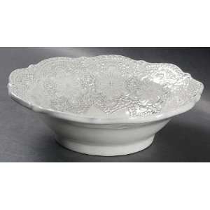   Italica Merletto Antique Lace Coupe Cereal Bowl, Fine China Dinnerware