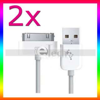 2x USB 2.0 DATA SYNC CABLE FOR IPOD VIDEO NANO TOUCH US  