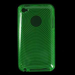   Green Thumb Print Hard Protector Case For Apple IPod Touhe 4 Cell
