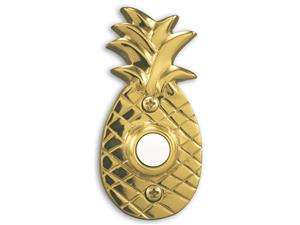    Heathco 872 B Polished Brass Pineapple Doorbell