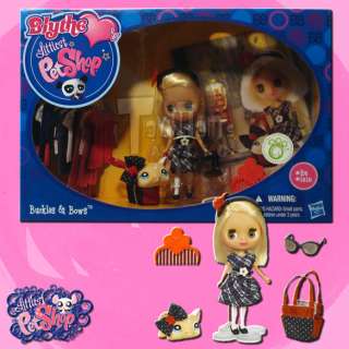Your pretty Blythe figure and her cute as a button mouse pet just love 