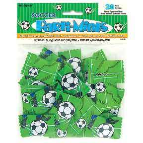 Soccer Sports Ball Party Supplies EDIBLE MINTS   NEW  