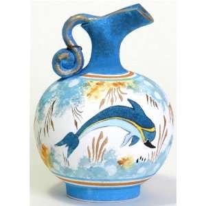  Minoan Dolphin Oinochoe Greek Vase 
