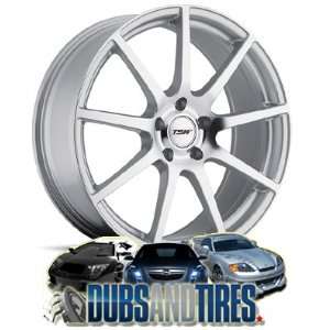  19 Inch 19x9 TSW wheels INTERLAGOS Silver wheels rims Automotive