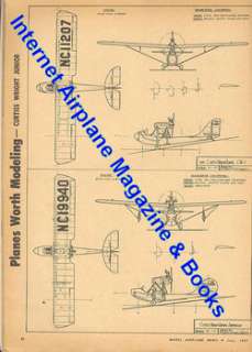 MODEL AIRPLANE NEWS JUL 1957 CURTISS R 6 RACER  