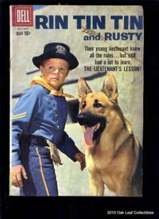 1959 Rin Tin Tin And Rusty 30 Photo Cover Dell comic VF  