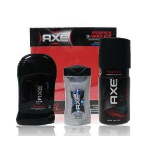 Axe Essence 3 Way Kit, Gift Set Body Spray, Antiperspirant Deodorant 