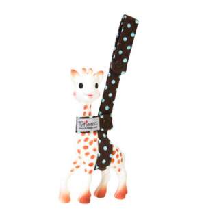 Sophie the Giraffe Toy sitter by Tutimnyc Blue Dots New  