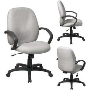 Executive Mid Back Managers Chair with Locking Tilt Control, Pneumatic 