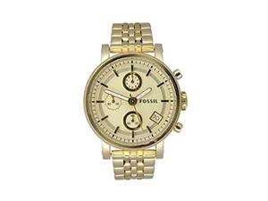    Fossil Womens Chronograph Champagne Dial watch #ES2197