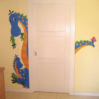 WALLIES PEEK A SAURUS LARGE DRAGON MURAL STICKERS NEW  