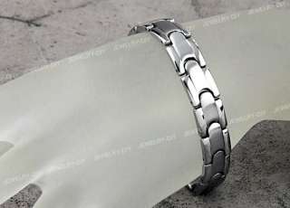   Steel Mens Magnetic Magnet Bracelet Bangle Link Chain 0.43  