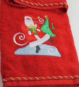 Piece Holiday Christmas Bath Towel Hand Towel Washcloth Set 100% 