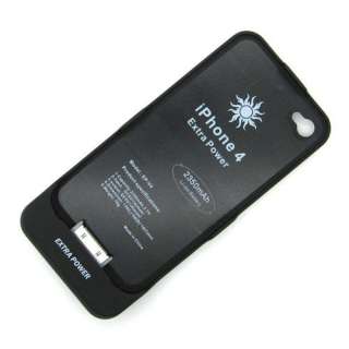   Power Backup Battery Case Cover Charger for iPhone 4 G 4G 4S  