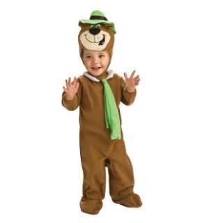 Yogi Bear EZ On Romper Costume Newborn 0 6 Months *New*  