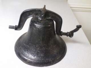   iron church dinner school farm bell US BELL NO 2 RARE BELL WWII  