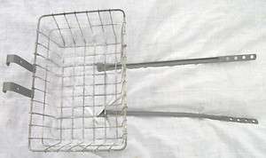   Useful Cool Worn Light Gray Small Metal bicycle Wire Basket  