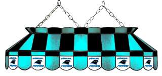   PANTHERS NFL 40 STAINED GLASS BILLIARD POOL TABLE LIGHT BAR PUB LAMP
