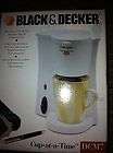 Black and decker cup at a time coffee maker DCM7