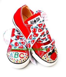 Swarovski Bling Converse ABC APPLE Shoes BTS PIXIECHIX  