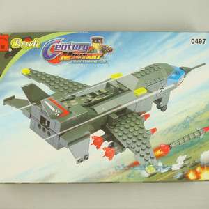 Army fighter plane Building Block Brick set #0497  
