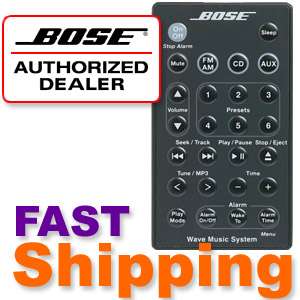 BOSE WAVE MUSIC SYSTEM REMOTE   BLACK   NEW  