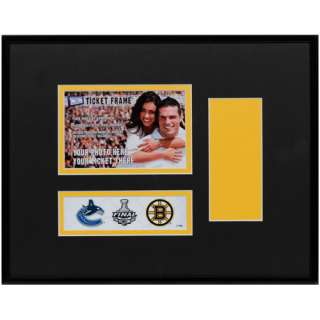 Boston Bruins 14 x 11 2011 Stanley Cup Finals Ticket Frame  