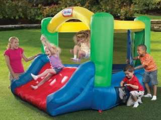   Tikes Kids Inflatable Bouncer Wide Slide Triangular Bounce House 9 1