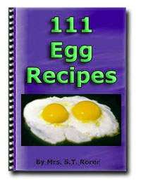 111 Great Egg Recipes Cookbook Breakfast Meal Menu Food  