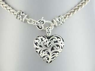 NWT Textured Swirl Heart Toggle Brighton Bay Necklace & Earring Set 
