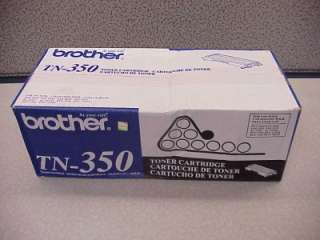 Brother TN350 (TN 350, TN 350) OEM / Original Black Toner Cartridge 